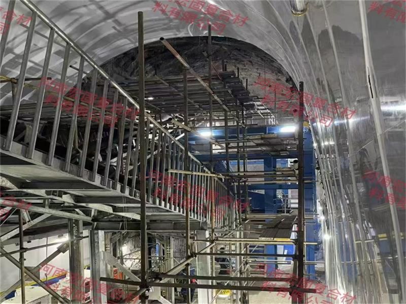 聚全氟復合板施工現場